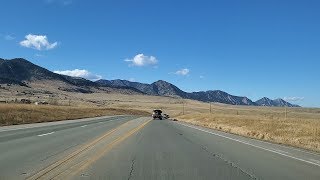 Colorado Dashcam  Golden To Boulder  Highway 93  11132019 [upl. by Arondel295]