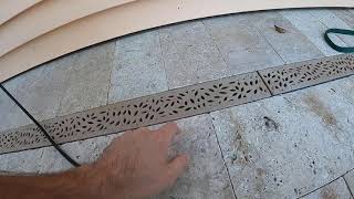 DIY  NDS Channel Drain  Review amp Installation with Pavers [upl. by Bigg]