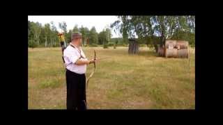 Grozer Biocomposite Laminated Hungarian Bow  eastern style shooting [upl. by Torosian]