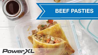 Baked Golden Crisp Beef Pasties l PowerXL Air Fryer Grill [upl. by Fleischer15]