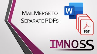 Mail Merge to Separate PDFs with Custom File Names and Folder Locations No Plugin Needed [upl. by Michiko]