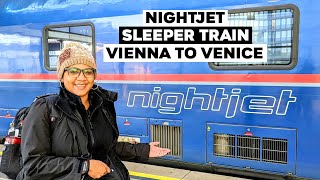 Nightjet Sleeper Train Vienna to Venice in Double Deluxe Room [upl. by Kristina]