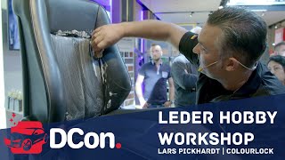 Leder Reinigung Workshop  Lars Pickhardt Colourlock  DCon [upl. by Jeffry]