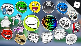 How to get the 1  20 TROLLFACE BADGES in FIND THE TROLLFACES PART 1  Roblox [upl. by Wharton]