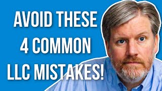 Single Member LLC Mistakes You Should Avoid  4 Biggies [upl. by Elkin]