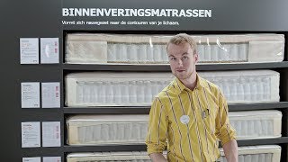 Een goede matras kiezen – binnenveringsmatras  IKEA Helpt [upl. by Neiviv412]