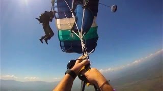 Friday Freakout Skydiver Almost Hits Plane In Freefall [upl. by Dlarej]