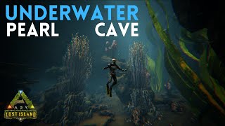 Pearl Cave PvP Base Location Lost Island  ARK  ARK Survival Evolved [upl. by Vezza]