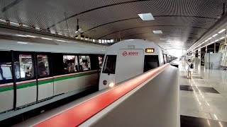 Singapore MRT ride from Canberra to Admiralty train station [upl. by Itin]