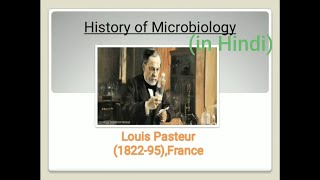 Louis Pasteur contribution to microbiology in Hindi  History of microbiology [upl. by Araiek]