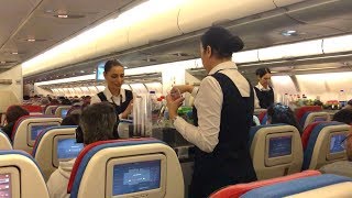 Turkish Airlines Airbus A330200 Economy Class Flight Istanbul to Amsterdam [upl. by Anihpled]