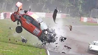 NÜRBURGRING FAILS amp MISTAKES Compilation Racing Nordschleife 24H Nürburgring VLN NLS [upl. by Ranique590]