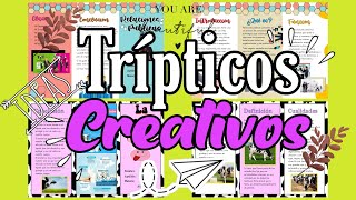 Trípticos CreativosWORD💡🐮¡Sin medidas [upl. by Eninnaej]