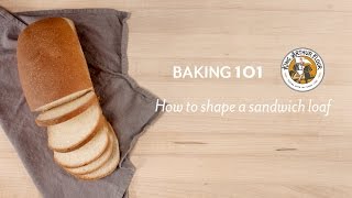 How to shape a sandwich loaf [upl. by Elrod]