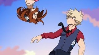 Bakugo saves Uraraka Boku no hero academiaTwo heroes [upl. by Eirrol]