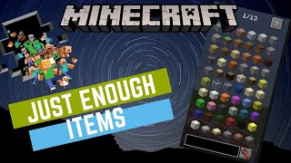 JEI  Just Enough Items Full Tutorial [upl. by Notxam250]