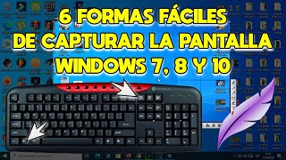 💻 Cómo Hacer CAPTURA DE PANTALLA en PC  6 Formas para Hacer SCREENSHOT en PC  Windows 7 8 y 10 ✅ [upl. by Alyaj689]