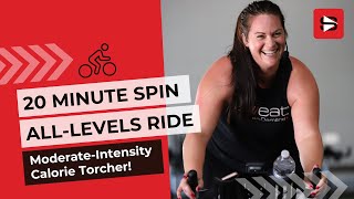 Free 20 Minute Spinning Workout  Spin to Begin Beginner Spin Class [upl. by Aicylla90]