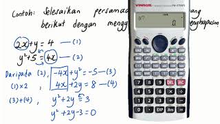 Bab 3part 2 Matematik Tambahan Tingkatan 4 KSSM Sistem Persamaan [upl. by Isdnil]