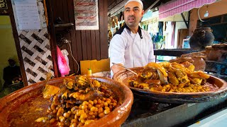 MARRAKESH STREET FOOD  Kebab BBQ  Moroccan Fine Dining CRAZY Halal Food in Morocco [upl. by Valsimot]