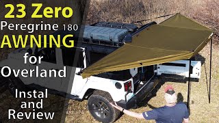 23Zero Peregrine Awning 180 Degree  INSTALL and REVIEW [upl. by Lytton5]