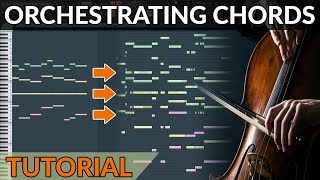 How To Orchestrate A Chord Progression from Piano to Full Orchestra [upl. by Hunter]