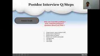 How to Prepare for a Postdoc Interviewpresentation [upl. by Atilrep]