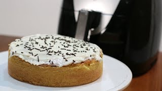 How to Make a Cake in Air Fryer  Easy Air Fryer Cake [upl. by Llertak432]